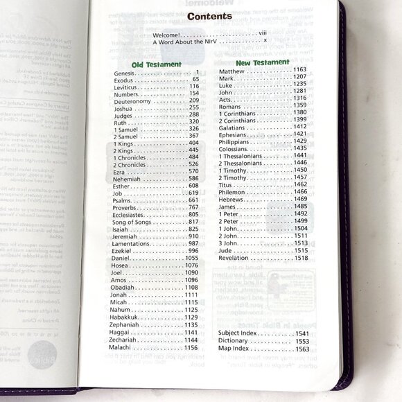 NIV Adventure Bible for Early Readers Children Faux Leather Purple Cover - Picture 7 of 14